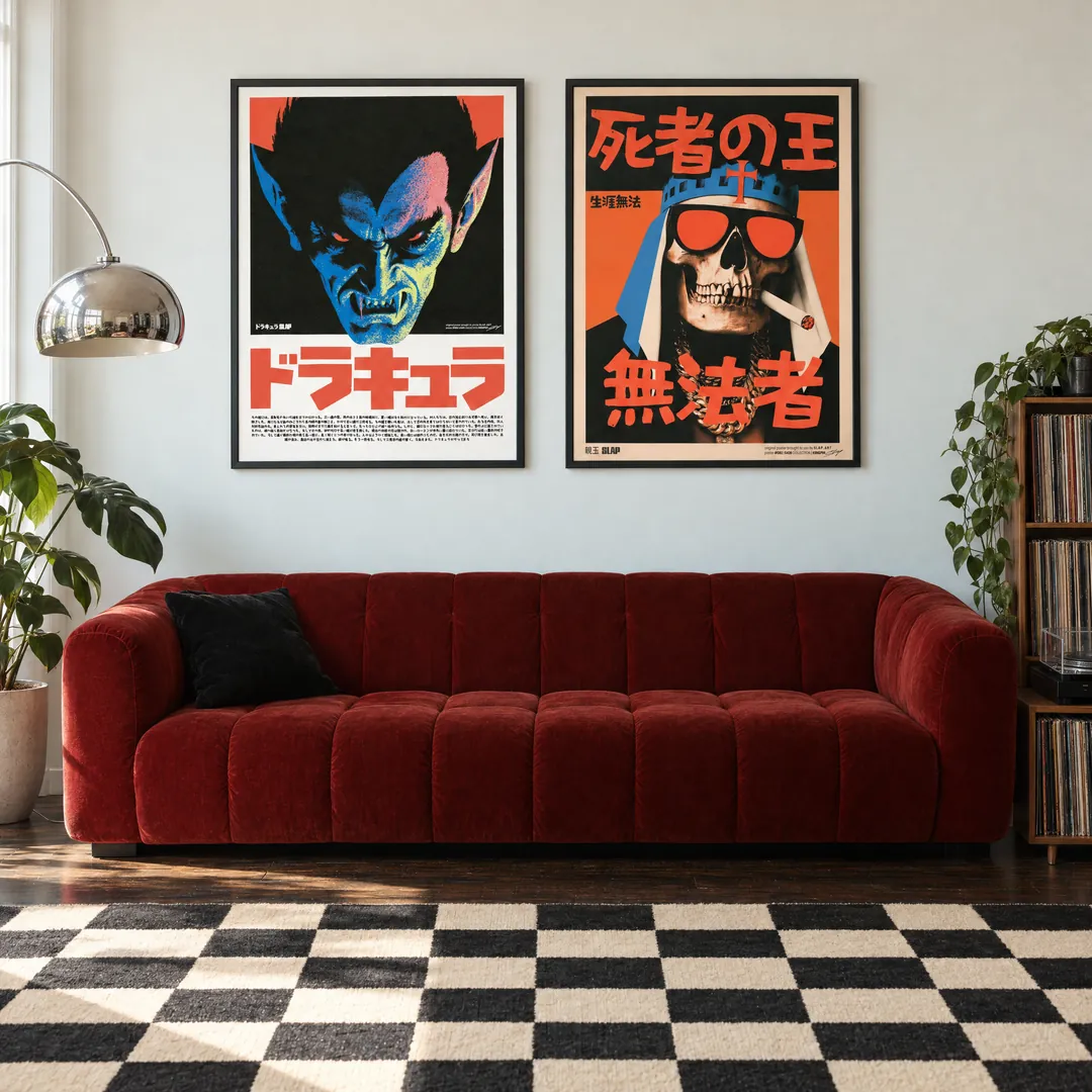 Dracula & Kingpin: DRACULA, KINGPIN on a wall