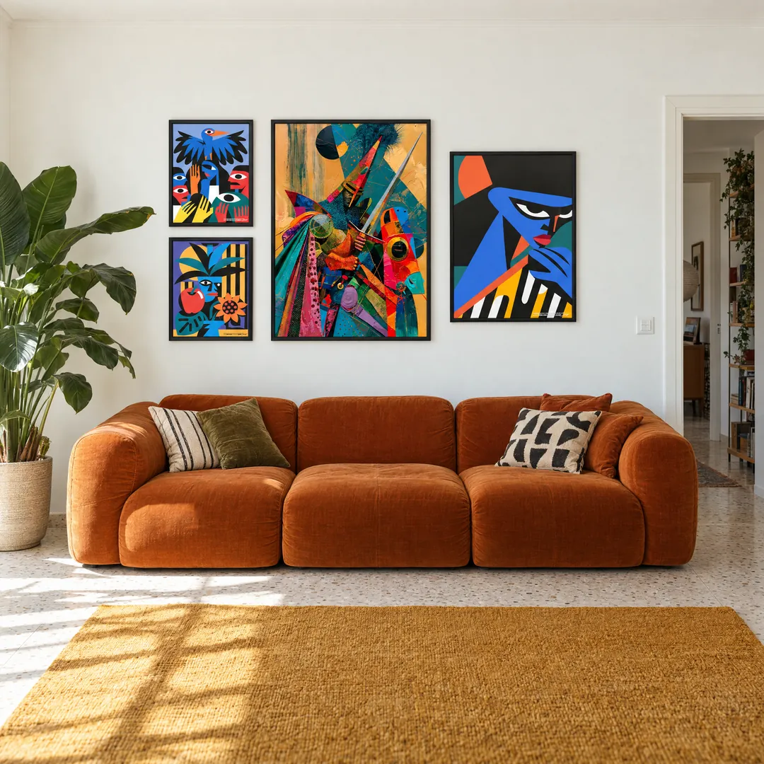 Paladin: UPRISING, BLOOM, PALADIN, ALLURE on a wall