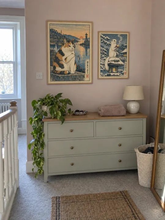SNOWFALL in a real room