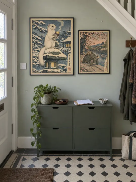 SNOWFALL in a real room